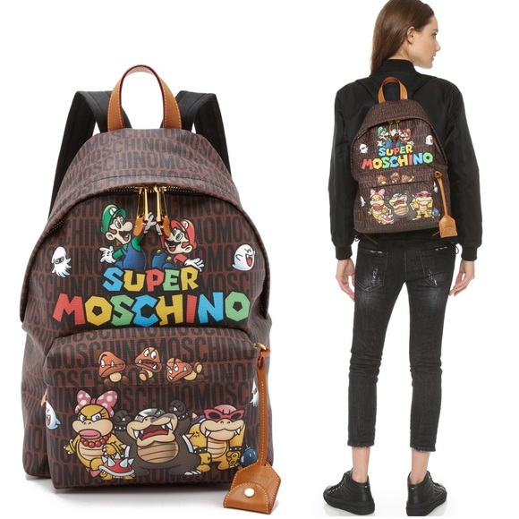 moschino mario backpack